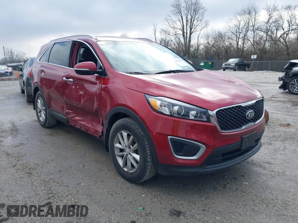 2018 Kia Sorento L with VIN 5XYPG4A36JG387725, listed as a IAAI auction lot 41676022 with 84,504 mi miles. Bid and sale history available at carsss.com. Image 1.
