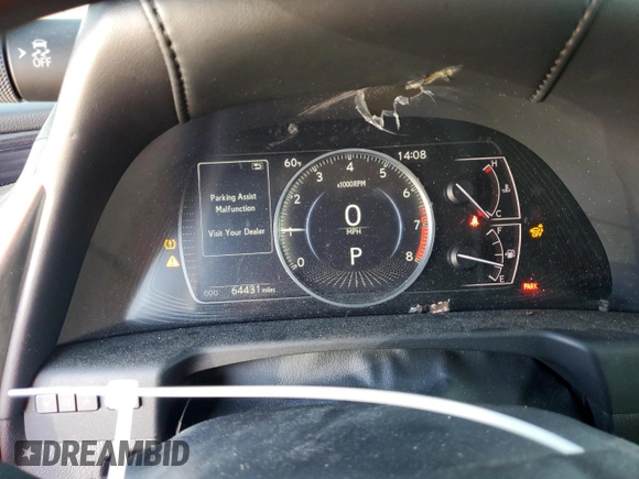 2020 Lexus ES 350 Luxury with VIN 58AEZ1B11LU057798, listed as a Copart auction lot 43402855 with 64,431 mi miles and Clean title. Bid and sale history available at DreamBid. Image 9.