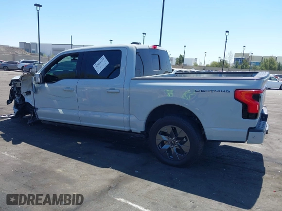 2023 Ford F-150 Lightning Pro with VIN 1FTVW1EV6PWG58783, listed as a IAAI auction lot 41965739 with Not Provided miles and . Bid and sale history available at DreamBid. Image 14.
