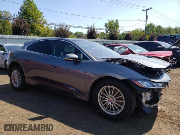 2020 Jaguar I-Pace S with VIN SADHB2S15L1F85176, listed as a Copart auction lot 68355344 with 25,579 mi miles and Salvage title. Bid and sale history available at DreamBid. Image 4.