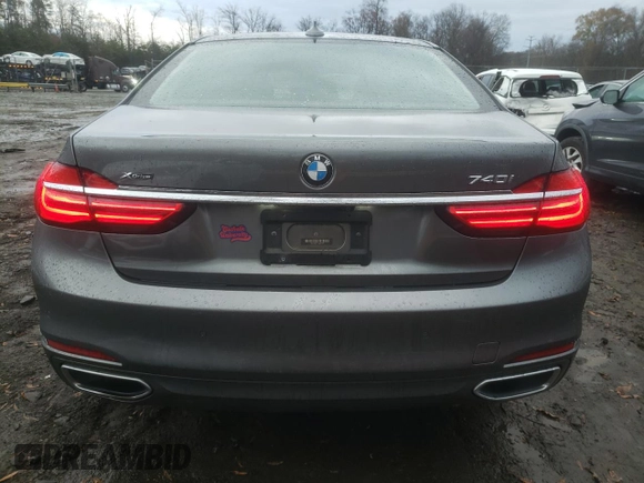 2018 BMW 7 Series 740i xDrive with VIN WBA7E4C57JGV23665, listed as a Copart auction lot 78676003 with 65,804 mi miles. Bid and sale history available at carsss.com. Image 6.