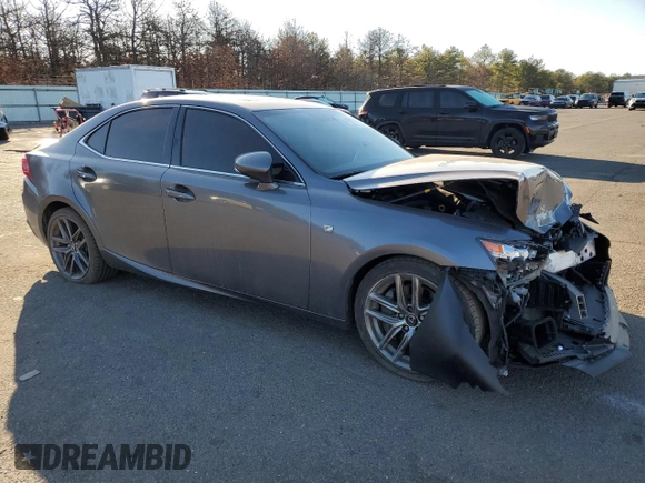 2016 Lexus IS 300/350 z VIN JTHCM1D25G5001434, wystawiony jako Copart lot #46681325 z przebiegiem 105 868 mil mil oraz Szkoda całkowita • Salvage title. Historia ofert i sprzedaży dostępna na DreamBid. Obrazek 4.
