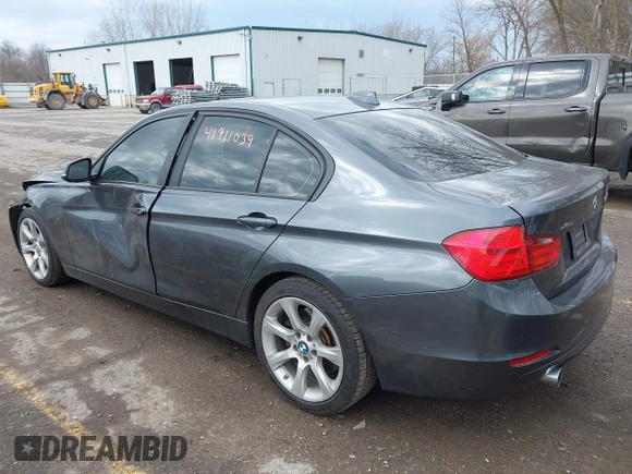 2014 BMW 3 Series 335i xDrive with VIN WBA3B9G59ENR91249, listed as a IAAI auction lot 41911039 with 97,597 mi miles and . Bid and sale history available at carsss.com. Image 3.
