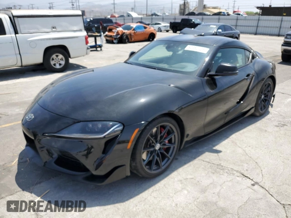 2024 Toyota Supra 3.0 with VIN WZ1DB0G09RW067919, listed as a Copart auction lot 60362925 with 6,305 mi miles and Salvage title. Bid and sale history available at DreamBid. Image 1.