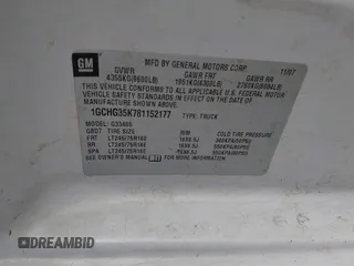 2008 Chevrolet City Express Cargo z VIN 1GCHG35K781152177, wystawiony jako IAAI lot #41070619 z przebiegiem Nie podano mil oraz . Historia ofert i sprzedaży dostępna na DreamBid. Obrazek 9.