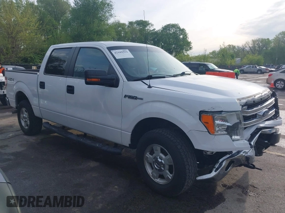 2014 Ford F-150 XL with VIN 1FTFW1EFXEKE92754, listed as a IAAI auction lot 42109551 with 219,130 mi miles. Bid and sale history available at carsss.com. Image 1.