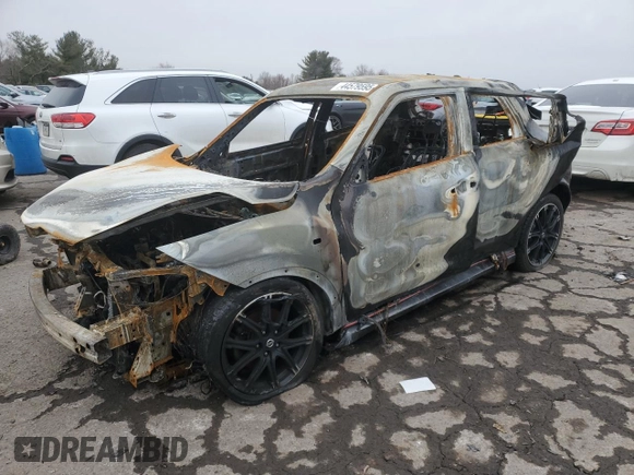 2013 Nissan Juke Nismo with VIN JN8AF5MV3DT231988, listed as a Copart auction lot 44579595 with Not Provided miles and Salvage Title. Bid and sale history available at carsss.com. Image 1.
