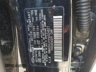2017 Genesis G90 5.0L Ultimate with VIN KMHG54JH0HU024827, listed as a Copart auction lot 63291304 with 102,529 mi miles and Salvage Title. Bid and sale history available at carsss.com. Image 12.