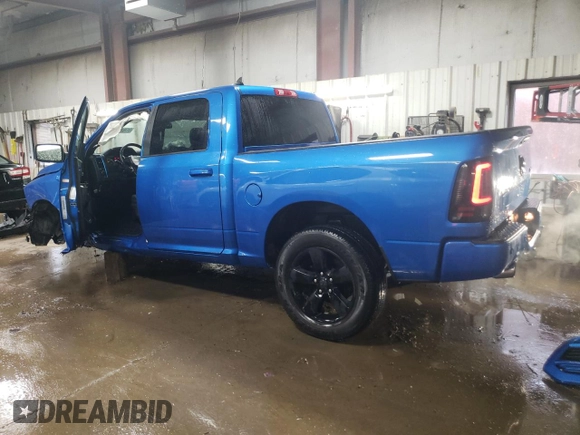 2018 Ram 1500 Night with VIN 1C6RR7MT9JS196060, listed as a Copart auction lot 51763415 with 63,398 mi miles and Salvage Title. Bid and sale history available at carsss.com. Image 2.