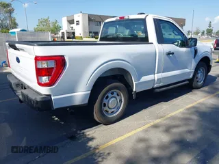 2023 Ford F-150 XL with VIN 1FTMF1CBXPKE40924, listed as a IAAI auction lot 42115874 with 15,411 mi miles and . Bid and sale history available at carsss.com. Image 4.