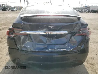 2016 Tesla Model X 70D with VIN 5YJXCAE2XGF001562, listed as a Copart auction lot 53539225 with 73,274 mi miles and Salvage Title. Bid and sale history available at carsss.com. Image 6.
