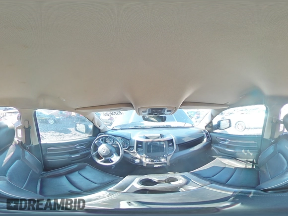 2019 Ram 1500 Laramie with VIN 1C6SRFDT3KN860915, listed as a Copart auction lot 85208584 with 118,902 mi miles and Salvage Title. Bid and sale history available at carsss.com. Image 14.