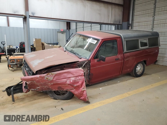 1991 Ford Ranger with VIN 1FTCR10A7MUD28922, listed as a Copart auction lot 87198864 with 98,759 mi miles and Salvage Title. Bid and sale history available at carsss.com. Image 1.