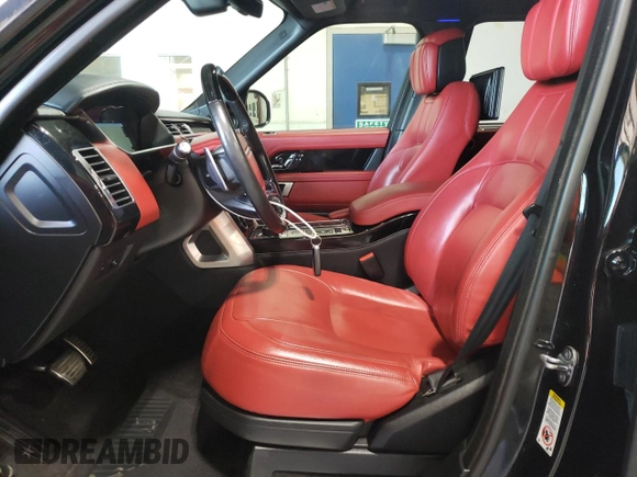 2018 Land Rover Range Rover with VIN DPSMN181349, listed as a Copart auction lot 65976914 with 63,879 mi miles and Salvage Title. Bid and sale history available at DreamBid. Image 7.