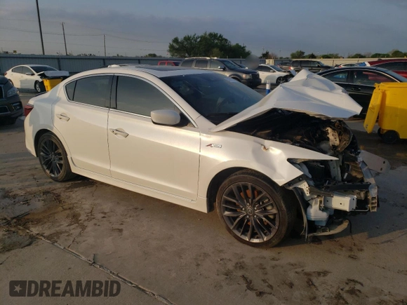 2022 Acura ILX Premium z VIN 19UDE2F85NA005158, wystawiony jako Copart lot #51091305 z przebiegiem 38 488 mil mil oraz Tytuł czysty. Historia ofert i sprzedaży dostępna na DreamBid. Obrazek 4.