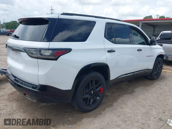2019 Chevrolet Traverse Premier with VIN 1GNERKKW5KJ287770, listed as a IAAI auction lot 42164590 with 71,770 mi miles. Bid and sale history available at carsss.com. Image 4.
