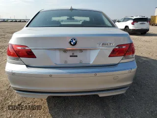 2008 BMW 7 Series 750i with VIN WBAHL83508DT13048, listed as a Copart auction lot 70463774 with 140,781 mi miles and Salvage Title. Bid and sale history available at carsss.com. Image 6.