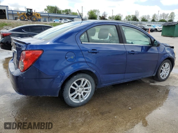 2014 Chevrolet Sonic LT z VIN 1G1JC5SH6E4156225, wystawiony jako Copart lot #54017215 z przebiegiem 161 854 mil mil oraz Szkoda całkowita • Salvage title. Historia ofert i sprzedaży dostępna na DreamBid. Obrazek 3.