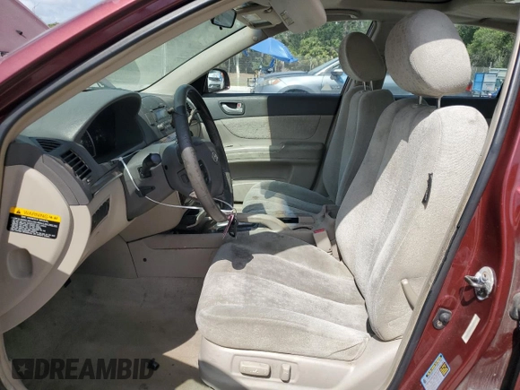 2007 Hyundai Sonata GLS with VIN 5NPET46CX7H236450, listed as a Copart auction lot 53999375 with 137,596 mi miles and Salvage Title. Bid and sale history available at DreamBid. Image 7.