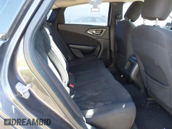 2015 Chrysler 200 Limited with VIN 1C3CCCABXFN653344, listed as a IAAI auction lot 41806428 with 198,835 mi miles. Bid and sale history available at carsss.com. Image 8.