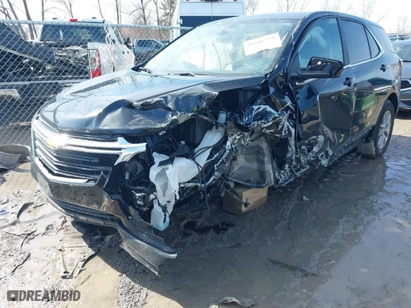 2022 Chevrolet Equinox LT with VIN 3GNAXKEV4NL280121, listed as a IAAI auction lot 41686554 with 13,666 mi miles. Bid and sale history available at carsss.com. Image 6.