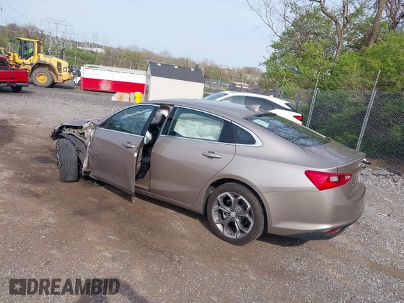 2023 Chevrolet Malibu LT with VIN 1G1ZD5ST2PF142365, listed as a IAAI auction lot 42031024 with 14,811 mi miles and . Bid and sale history available at DreamBid. Image 3.