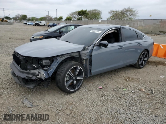 2023 Honda Accord Sport с VIN 1HGCY2F56PA011921, выставлен на аукционе Copart как лот 52381295 с пробегом 32 287 миль миль и Списание • Salvage title. История ставок и продаж доступна на DreamBid. Изображение 1.