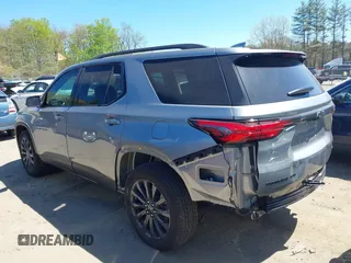 2023 Chevrolet Traverse RS with VIN 1GNEVJKWXPJ245883, listed as a IAAI auction lot 42103099 with 21,832 mi miles and . Bid and sale history available at DreamBid. Image 3.