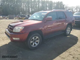 2005 Toyota 4Runner SR5 with VIN JTEBU14R958032607, listed as a Copart auction lot 51811015 with 262,716 mi miles and Clean Title. Bid and sale history available at carsss.com. Image 1.