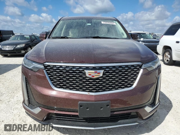 2022 Cadillac XT6 Premium Luxury with VIN 1GYKPDRS1NZ153516, listed as a Copart auction lot 75096064 with 12,604 mi miles and Non Repairable. Bid and sale history available at carsss.com. Image 5.