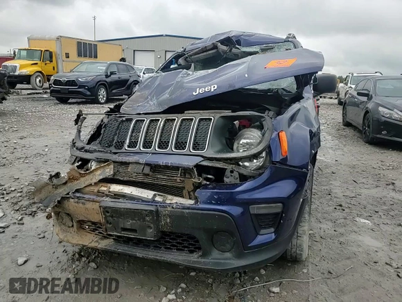 2019 Jeep Renegade Sport with VIN ZACNJBAB5KPJ80682, listed as a Copart auction lot 56497045 with Not provided miles and Salvage title. Bid and sale history available at DreamBid. Image 14.