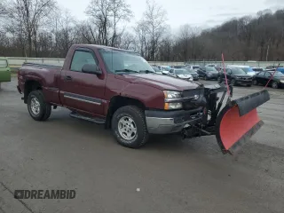 2003 Chevrolet Silverado 1500 LS with VIN 1GCEK14V33Z126249, listed as a Copart auction lot 84754524 with 105,267 mi miles and Salvage Title. Bid and sale history available at DreamBid. Image 4.