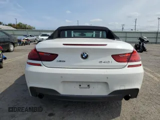 2015 BMW 6 Series 640i xDrive with VIN WBAYP5C52FDZ28295, listed as a Copart auction lot 71644454 with 41,924 mi miles and Salvage Title. Bid and sale history available at carsss.com. Image 6.