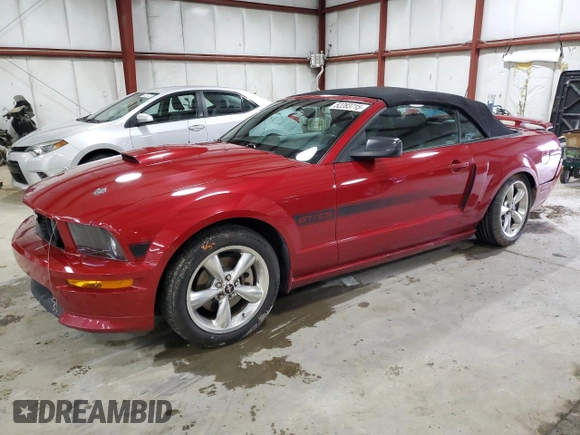 2008 Ford Mustang GT Deluxe with VIN 1ZVHT85HX85185712, listed as a Copart auction lot 52283715 with 136,630 mi miles and Salvage Title. Bid and sale history available at DreamBid. Image 1.