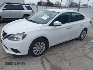 2017 Nissan Sentra S with VIN 3N1AB7AP6HY212375, listed as a IAAI auction lot 41749594 with 107,247 mi miles. Bid and sale history available at carsss.com. Image 2.