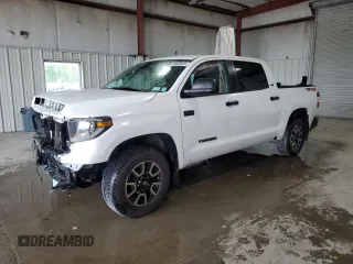 2021 Toyota Tundra SR5 with VIN 5TFDY5F10MX964649, listed as a Copart auction lot 59030605 with 93,183 mi miles and Salvage title. Bid and sale history available at DreamBid. Image 1.
