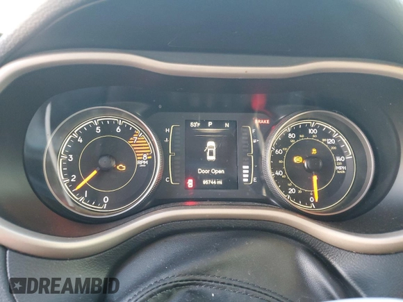 2016 Jeep Cherokee Altitude with VIN 1C4PJLASXGW336386, listed as a Copart auction lot 89150355 with 95,744 mi miles and Salvage title. Bid and sale history available at DreamBid. Image 9.