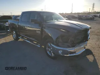 2018 Ram 1500 Big Horn with VIN 1C6RR7LM6JS355577, listed as a Copart auction lot 84673934 with 105,810 mi miles and Salvage Title. Bid and sale history available at carsss.com. Image 4.