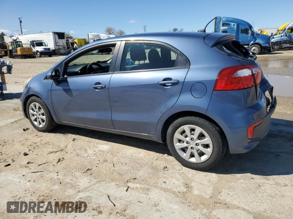 2016 Kia Rio LX with VIN KNADM5A31G6640055, listed as a Copart auction lot 49358645 with 170,996 mi miles and Salvage Title. Bid and sale history available at carsss.com. Image 2.