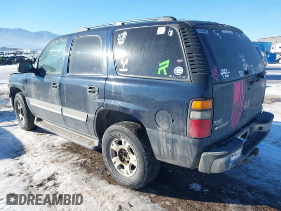2005 Chevrolet Tahoe LS with VIN 1GNEK13Z55J247815, listed as a IAAI auction lot 41335416 with 172,363 mi miles and . Bid and sale history available at DreamBid. Image 3.