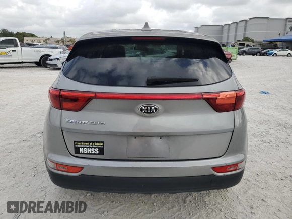 2019 Kia Sportage LX with VIN KNDPM3AC2K7598809, listed as a Copart auction lot 51320525 with 141,826 mi miles and Salvage Title. Bid and sale history available at carsss.com. Image 6.