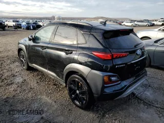 2019 Hyundai Kona Ultimate with VIN KM8K5CA52KU246755, listed as a Copart auction lot 87743275 with 107,377 mi miles and Clean Title. Bid and sale history available at carsss.com. Image 2.