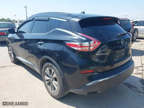 2016 Nissan Murano S with VIN 5N1AZ2MG7GN126992, listed as a IAAI auction lot 42036050 with 132,110 mi miles. Bid and sale history available at carsss.com. Image 3.