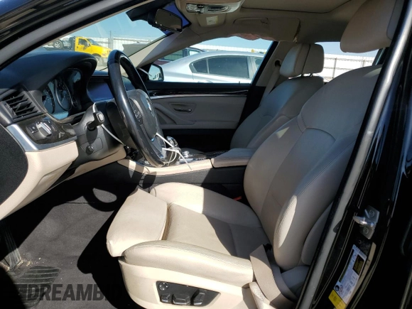 2011 BMW 5 Series 535i with VIN WBAFR7C59BC603284, listed as a Copart auction lot 50640615 with 110,665 mi miles and Salvage Title. Bid and sale history available at carsss.com. Image 7.