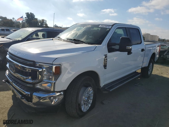 2022 Ford Super Duty F-250 SRW XL with VIN 1FT7W2BN0NEG13523, listed as a Copart auction lot 89325915 with 48,128 mi miles and Salvage Title. Bid and sale history available at carsss.com. Image 1.