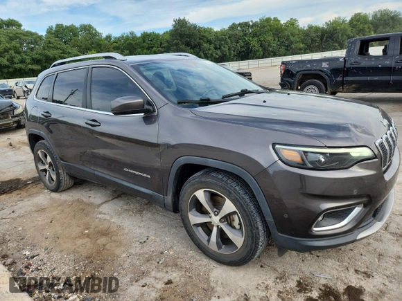2019 Jeep Cherokee Limited with VIN 1C4PJLDX3KD145596, listed as a Copart auction lot 63126035 with 76,791 mi miles and Clean title. Bid and sale history available at DreamBid. Image 4.