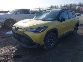 2023 Toyota Corolla Cross Hybrid S with VIN 7MUFBABG0PV016572, listed as a IAAI auction lot 41747214 with 10,935 mi miles and . Bid and sale history available at DreamBid. Image 18.