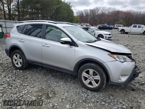 2013 Toyota RAV4 XLE with VIN JTMRFREV0D5024337, listed as a Copart auction lot 51700935 with 123,173 mi miles and Salvage Title. Bid and sale history available at DreamBid. Image 4.