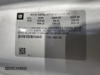 2011 Chevrolet Camaro 1LT z VIN 2G1FB1ED2B9134645, wystawiony jako Copart lot #87642705 z przebiegiem 174 958 mil mil oraz Szkoda całkowita • Salvage title. Historia ofert i sprzedaży dostępna na DreamBid. Obrazek 12.