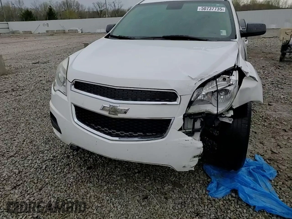2013 Chevrolet Equinox LS z VIN 2GNALBEK0D1247022, wystawiony jako Copart lot #50737735 z przebiegiem 157 841 mil mil oraz Szkoda całkowita • Salvage title. Historia ofert i sprzedaży dostępna na DreamBid. Obrazek 14.